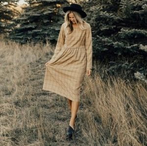 NWOT Roolee Windowpane Dress